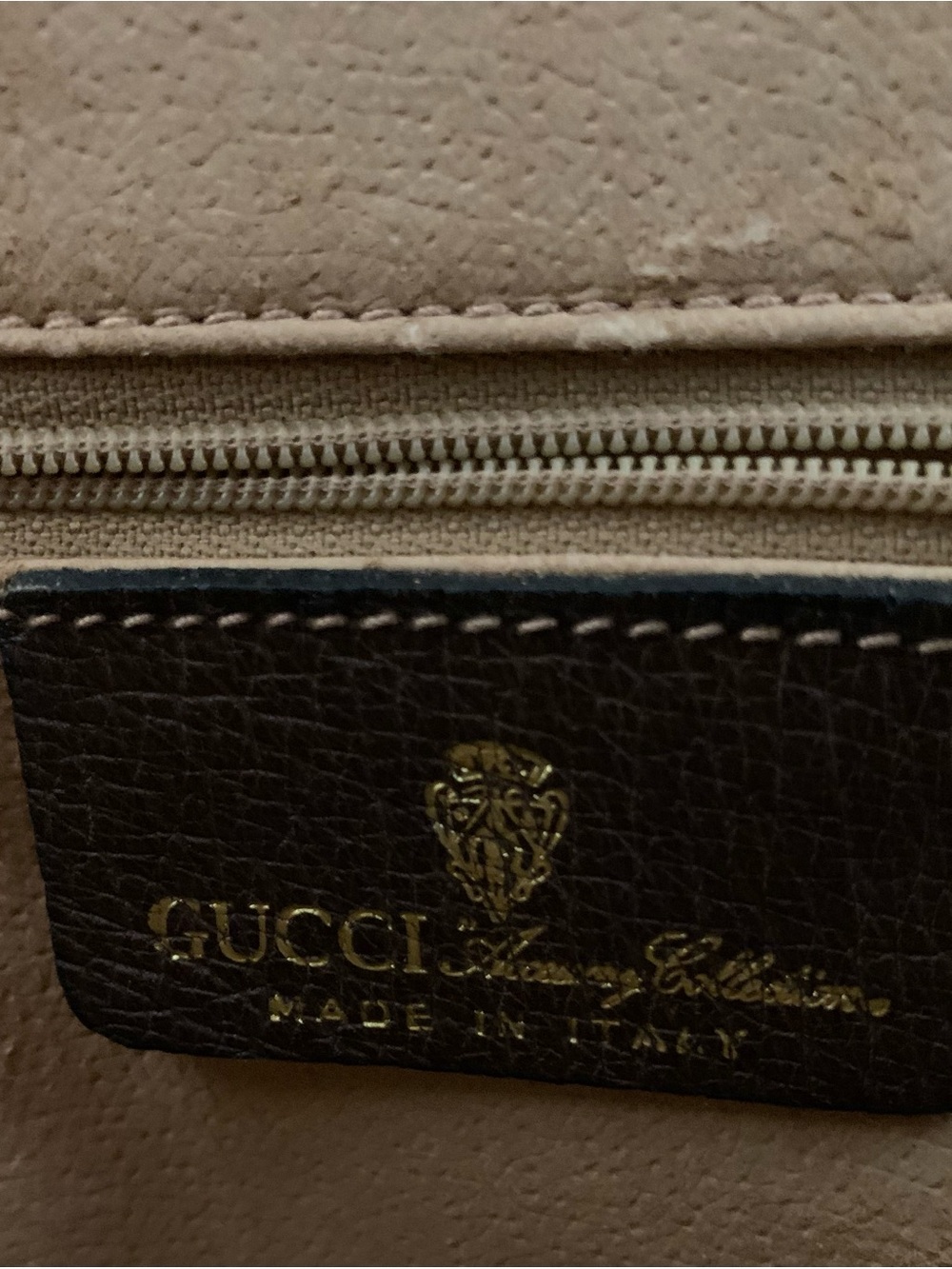 Vintage Gucci Monogram Canvas Sherry Line Tote with red gucci dust bag - Picture 9 of 16
